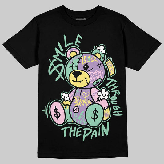 Dunk Low 'Easter' 2026 DopeSkill T-Shirt Smile Through The Pain Graphic Streetwear - Black