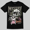 SB Dunk Low Pro x Arts-Rec Skateshop Rust Pink and Rough Green DopeSkill T-Shirt Mystery Ghostly Grasp Graphic Streetwear - black