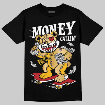Jordan 12 Retro 'Taxi' 2025 DopeSkill T-Shirt Money Callin' Graphic Streetwear - Black