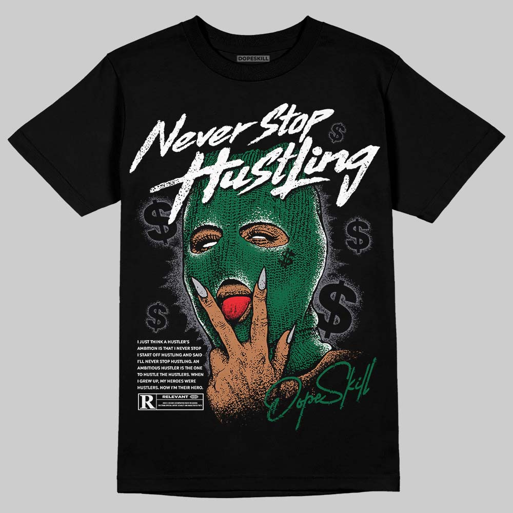 Asics GT-2160 ‘Shamrock Green’ DopeSkill T-Shirt Never Stop Hustling Graphic Streetwear - Black