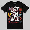 Jordan 1 Low OG "Chicago" DopeSkill T-Shirt Let 'em Hate Graphic Streetwear - Black