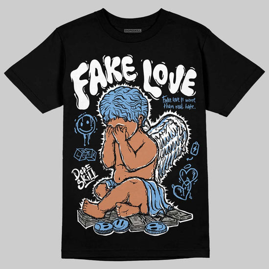 Jordan 12 Retro 'Melo' DopeSkill T-Shirt False Love Graphic Streetwear - Black