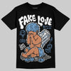 Jordan 12 Retro 'Melo' DopeSkill T-Shirt False Love Graphic Streetwear - Black