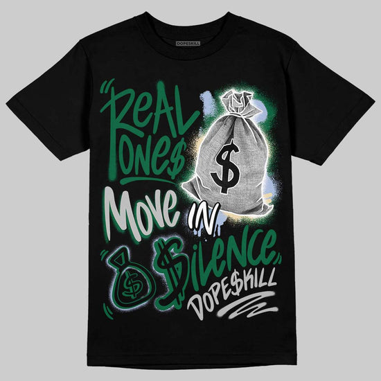 ASICS Gel-Nimbus 10.1 Invincible HTTP 404 Green DopeSkill T-Shirt Real Ones Move In Silence Graphic Streetwear - Black