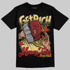 Quai 54 x Air Jordan 1 Retro Low OG Tour Yellow Black DopeSkill T-Shirt Get Rich Graphic Streetwear - Black