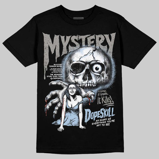 New Balance Abzorb 2000 “Silver/Blue” DopeSkill T-Shirt Mystery Ghostly Grasp Graphic Streetwear - Black