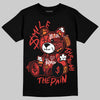 Air Foamposite One Stranger Things DopeSkill T-Shirt Smile Through The Pain Graphic Streetwear - Black