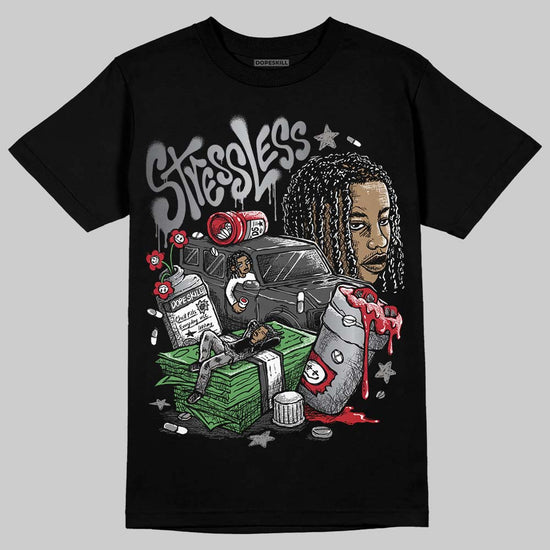 Jordan 11 TD Cleats "Patent Black" DopeSkill T-Shirt Stressless Graphic Streetwear - black
