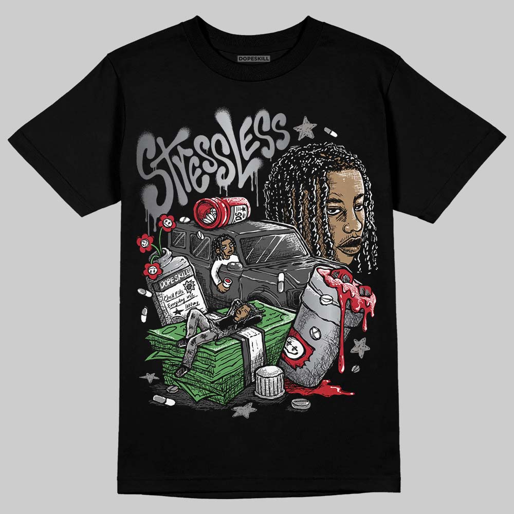 Jordan 11 TD Cleats "Patent Black" DopeSkill T-Shirt Stressless Graphic Streetwear - black