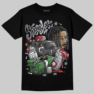 Jordan 11 TD Cleats "Patent Black" DopeSkill T-Shirt Stressless Graphic Streetwear - black