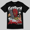 Jordan 4 “Fear” DopeSkill T-Shirt Get Rich Graphic Streetwear - Black