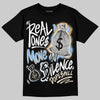 Nike Air Diamond Turf Must Be the Money DopeSkill T-Shirt Real Ones Move In Silence Graphic Streetwear - Black