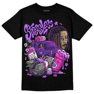 PURPLE Sneakers DopeSkill T-Shirt Stressless Graphic Streetwear - Black