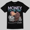Harris Tweed x Dunk Low Denim Turquoise and Baroque Brown DopeSkill T-Shirt MOMM Graphic Streetwear - Black