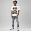 “True Blue” 3s DopeSkill T-Shirt Rich Youth Graphic
