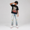 Sunset 5s DopeSkill T-Shirt Rich Youth Graphic