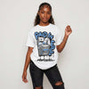 Black University Blue 5s DopeSkill T-Shirt Paid In Full Graphic