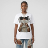White Metallic 5s DopeSkill T-Shirt Rich Youth Graphic