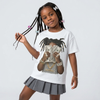 White Metallic 5s DopeSkill T-Shirt Rich Youth Graphic