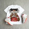 Sunset 5s DopeSkill T-Shirt Rich Youth Graphic