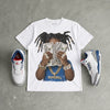 “True Blue” 3s DopeSkill T-Shirt Rich Youth Graphic