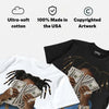Black University Blue 5s DopeSkill T-Shirt Rich Youth Graphic