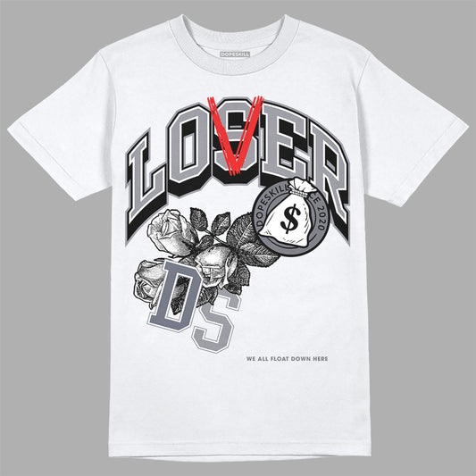 Jordan 14 Retro 'Stealth' DopeSkill T-Shirt Loser Lover Graphic Streetwear - White