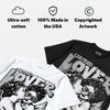 White Metallic 5s DopeSkill Oversize Print T-Shirt Real Ones Choose Loyalty Graphic