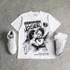 White Metallic 5s DopeSkill T-Shirt Certified Lover Graphic
