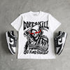 Dunk Panda White Black DopeSkill T-Shirt Go Fund Yourself Graphic