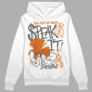 Jordan 3 Retro 'Fear Pack' DopeSkill Hoodie Sweatshirt Speak It Graphic Streetwear - White