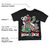 Panda White Black Dunk DopeSkill Toddler Kids T-shirt Born To Be Rich Graphic