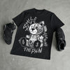 “Cap And Gown” 6s DopeSkill T-Shirt Smile Through The Pain Graphic