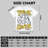 Yellow Collection DopeSkill Oversize Print T-Shirt True Lover Graphic