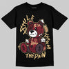 Jordan 3 PRM "Bin 23" DopeSkill T-Shirt Smile Through The Pain Graphic Streetwear - Black