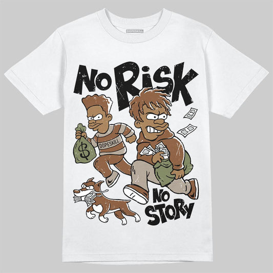 New Balance ABZORB 2010 “Pecan” DopeSkill T-Shirt No Risk No Story Graphic Streetwear - White 