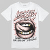 Lanvin Leather Curb Glitter Pale Pink DopeSkill T-Shirt Lick My Kicks Graphic Streetwear  - White