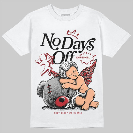 Air Foamposite One Cough Drop (2025) DopeSkill T-Shirt New No Days Off Graphic Streetwear - White