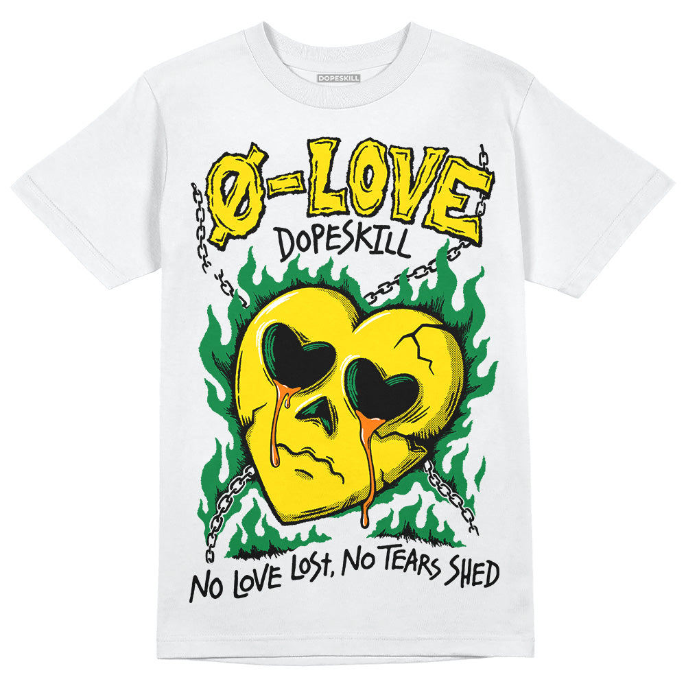 Dunk Low Reverse Brazil DopeSkill T-Shirt Crying Heart Graphic Streetwear - WHite