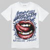 Jordan 6 Retro 'White And Midnight Navy' DopeSkill T-Shirt Lick My Kicks Graphic Streetwear - White