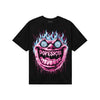Pink Sneakers DopeSkill T-Shirt Hellfire Graphic Streetwear - black