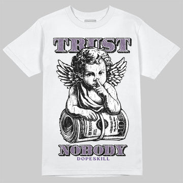 Jordan 10 WMNS “Hydrangeas” DopeSkill T-Shirt Trust Nobody Graphic Streetwear - White