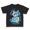 Jordan 1 High OG “UNC” Reimagined DopeSkill Toddler Kids T-shirt Smile Through The Pain Graphic Streetwear - black
