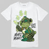 Foamposite Pro 'Pine Green' DopeSkill T-Shirt Make Money Graphic Streetwear - White