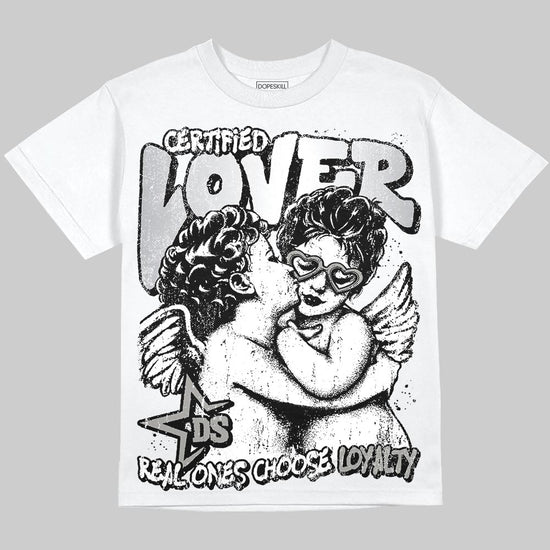 Jordan 5 "White Metallic" DopeSkill T-Shirt Real Ones Choose Loyalty Graphic Streetwear - White