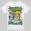 Jordan 5 “Lucky Green” DopeSkill T-Shirt Pretty Girl Swag Graphic Streetwear - White