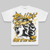 Yellow Oversize Print Got It Out The Mud DopeSkill Graphic Premium T-shirt Streetwear - White