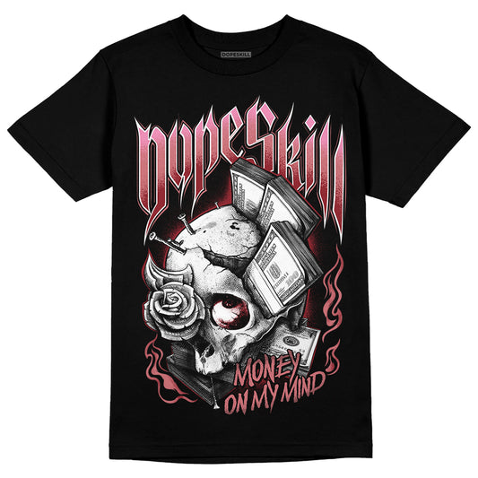 Valentine's Day Collection DopeSkill T-Shirt Money On My Mind Graphic Streetwear - Black