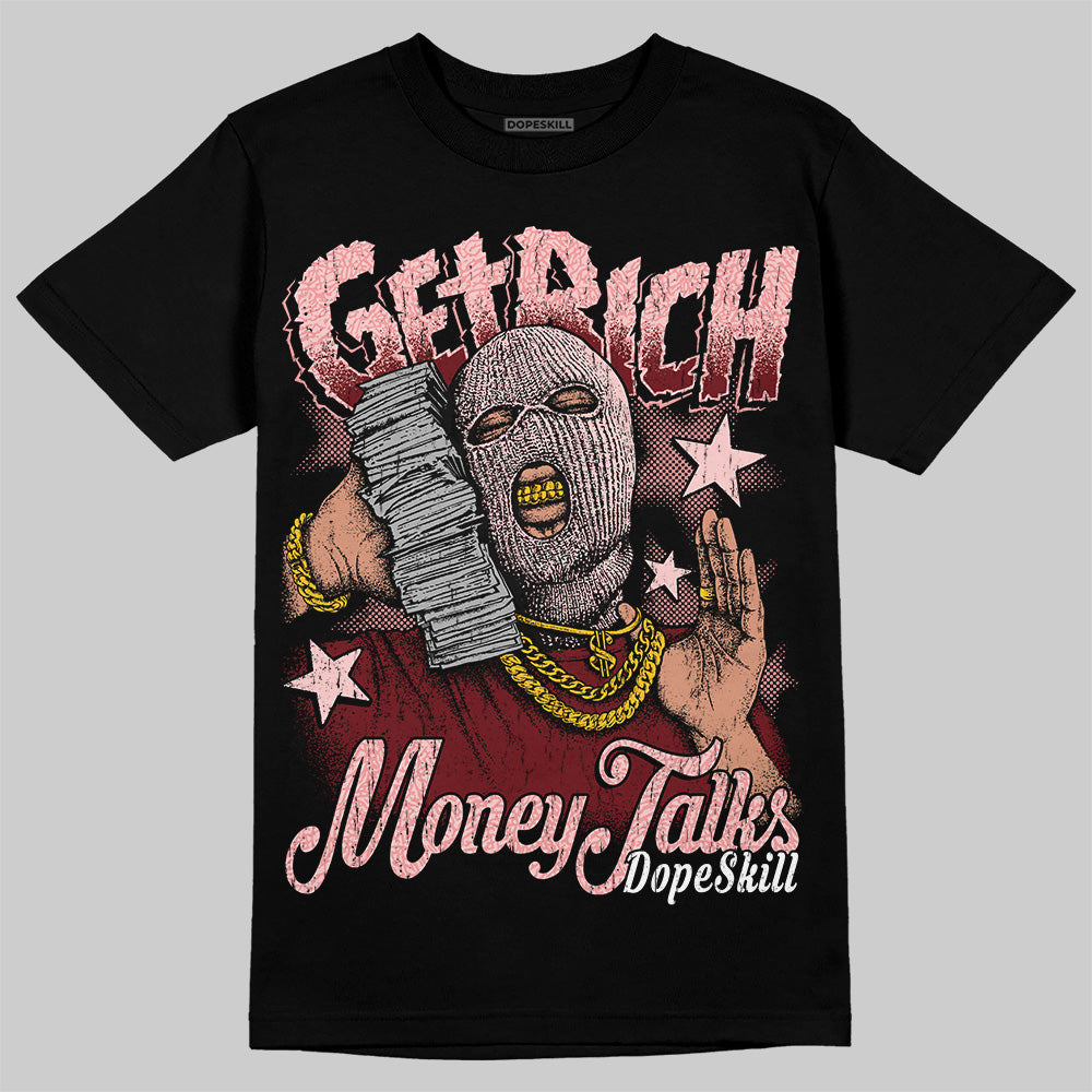 Jordan 3 Retro Valentine's Day Treat Yourself (2025) DopeSkill T-Shirt Get Rich Graphic Streetwear - Black