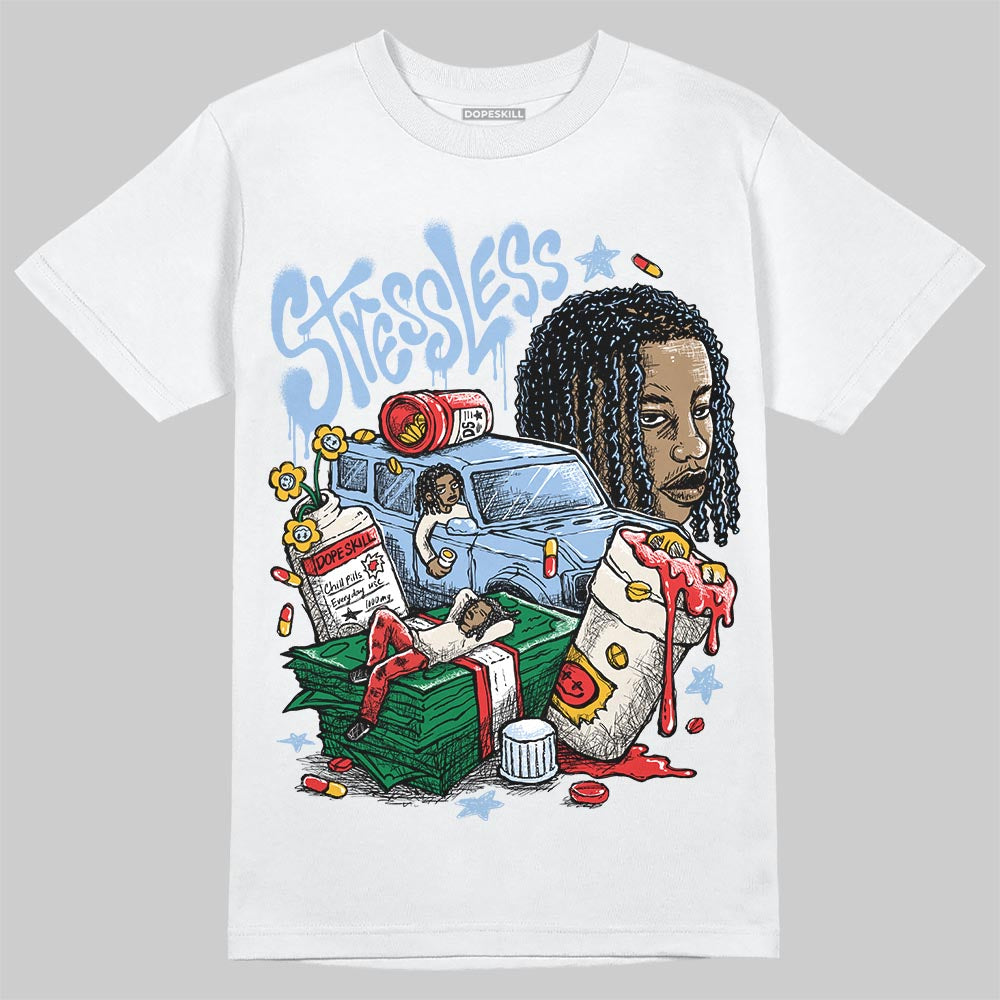 Jordan 1 Retro High OG “Clips” DopeSkill T-Shirt Stressless Graphic Streetwear - White